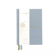 Linen Bound Pocket Journal | Luna Blue | Bullet Linen Bound Pocket Journal | Luna Blue | Bullet